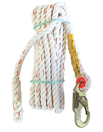 100' Rope Lifeline - Click Image to Close